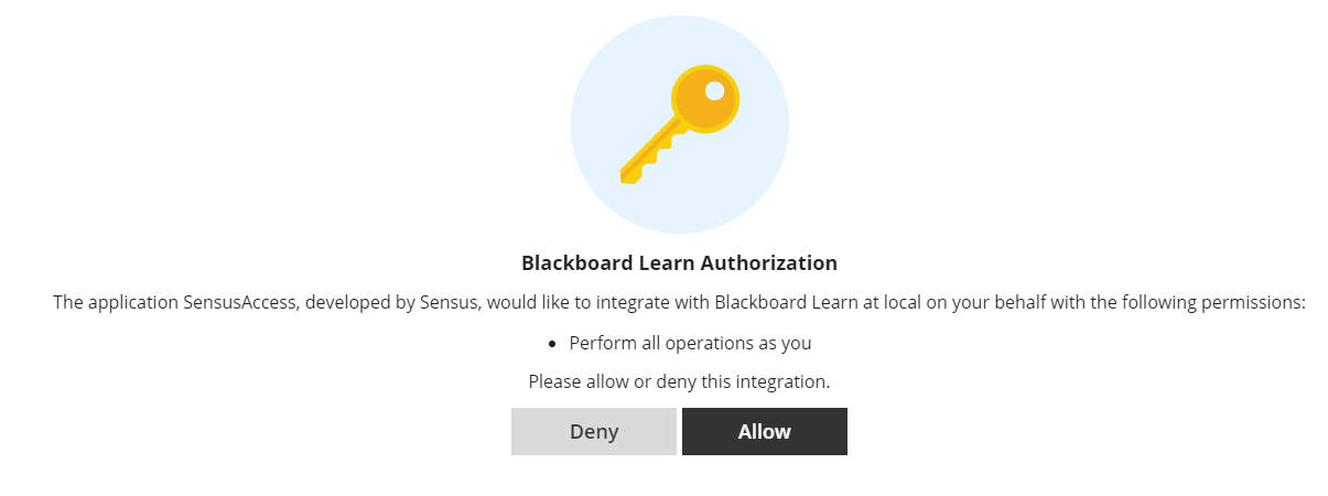 Blackboard Learn authorization in OAuth2